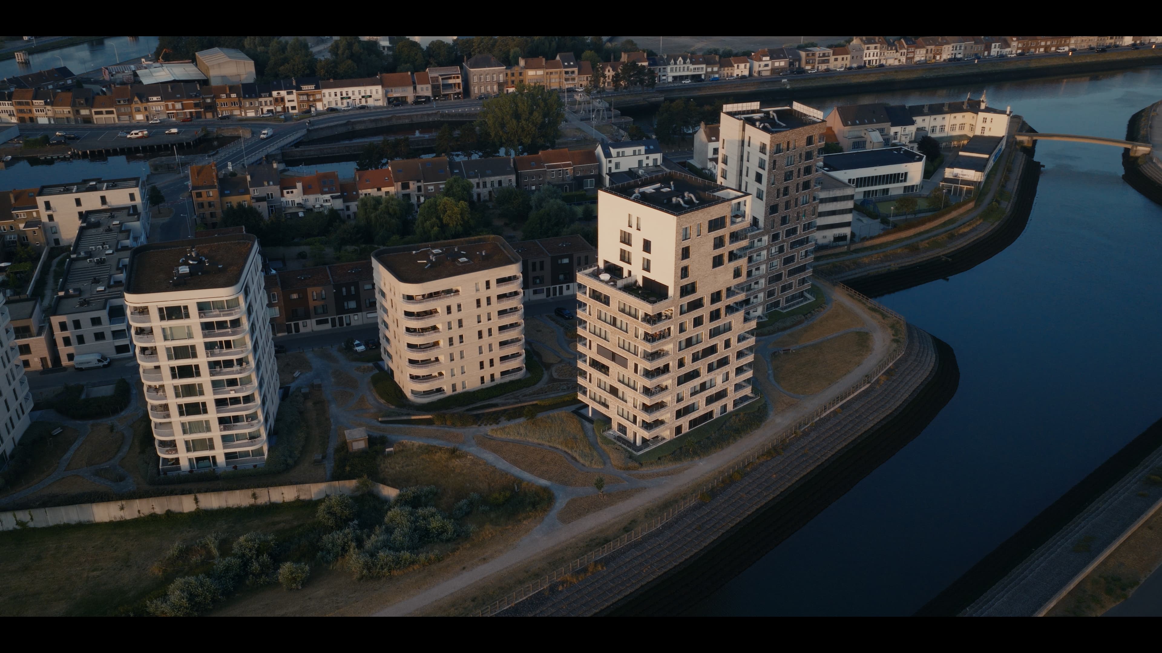 Residenties van Ostendia Construct aan het water