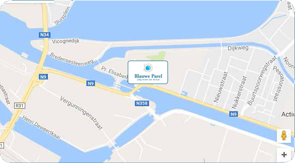 Ideale ligging Blauwe Parel